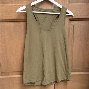 Lululemon Olive Green Sleeveless Women's Top